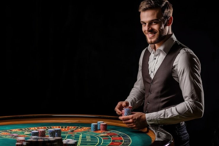 Antarmuka aplikasi bola07 dengan menu sportsbook, live dealer, dan slot di layar utama
